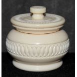 An ivory pot with cover, 4cm The Art Deco Carvings of W. G. Collins (1872-1959) Worshipful Company