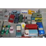 Corgi and other makers, including 450 Austin Mini Van in original box, Dinky, Chrysler Sedan and