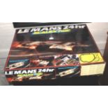 A Lemans 24 hour scalextric racing set by Hornby in original box