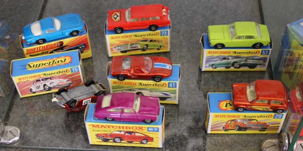 Seven Matchbox Superfast, including Ford GT and Ford Zodiac in original boxes (7)