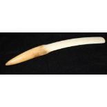 An ivory page turner, 37cm long The Art Deco Carvings of W. G. Collins (1872-1959) Worshipful