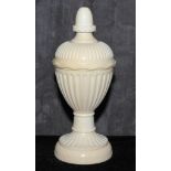An ivory urn shaped salt cellar 18cm high The Art Deco Carvings of W. G. Collins (1872-1959)