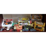 Various diecasts, including Corgi RAF Missile Set, Norev Citroen, Dinky, Burago and Matchbox,