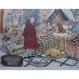 Sue McCartney, limited print, 279/600  CHARADES And second by same artist BASKET 42cm x 37cm