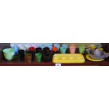 Selection of vintage plastic egg cups and a lemon squeezer (35)