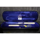 A set of fish servers by Mappin and Webb in presentation case