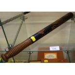 A police truncheon by Parker of Holborn