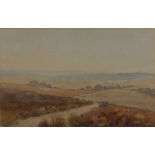 *Lillian Sheldon, watercolour, rural landscape, 23cm x 34cm, framed and mounted