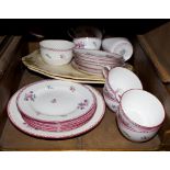 A Henley tea set china and meat plates