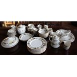 Seventy-two pieces of Royal Doulton Larchmont tea and dinner service