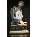 A Lladro Japanese Girl