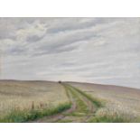 * TERPSIKHOROV, NIKOLAI (1890-1960) Road in the Field, signed, titled in Cyrillic and dated 1951