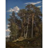 SHISHKIN, IVAN (1832-1898) Pine Forest , signed and dated 1866. Oil on canvas, 91 by 70.5 cm.