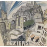 LATRI, MIKHAIL (1875-1942) Béziers , stamped with the artist's studio stamp, also further stamped on