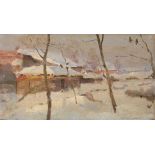 * VASILKOVSKY, SERGEI (1854-1917) Winter Study , signed and numbered "402", also further titled in