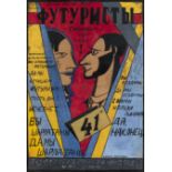 * ZDANEVICH, KIRILL (1892-1969) Futurists. Syndicate. 41° , signed and inscribed in Cyrillic with