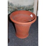 A PAIR OF WICHWOOD POTTERY TERRACOTTA FLOWER POTS each approximately 28.5cm wide