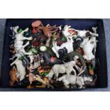 A COLLECTION OF BRITAINS TOY FARM ANIMALS