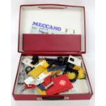 A MECCANO NUMBER 5 SET WITH ORIGINAL RED BOX