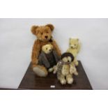 POP, LIMITED EDITION MOHAIR COLLECTORS BEAR, by Janet Clarke, number 14 of 20, 77cm in length