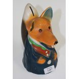 A 1970'S IVAN OWEN AND PETER FIRMIN BASIL BRUSH POTTERY MONEY BOX, 21cm in height