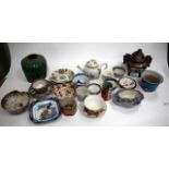 A QUANTITY OF MISCELLANEOUS ANTIQUE CHINESE PORCELAIN