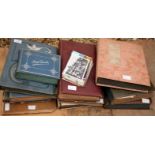 A LARGE COLLECTION OF ANTIQUE AND LATER POSTCARDS, eleven albums and various loose postcards