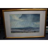 CLIFFORD H FISHER (LATE 20TH CENTURY ENGLISH SCHOOL) COASTAL SCENE WATERCOLOUR, signed lower right