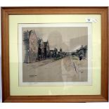 CECIL ALDIN 'THE LYGON ARMS' BROADWAY PROMO LITHOGRAPH signed in pencil in the margin, framed 44cm x