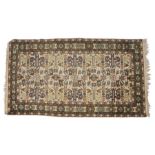 A CREAM GROUND HAMADAN RUG, 150cm x 91cm