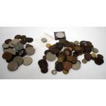 A QUANTITY OF VARIOUS VICTORIAN AND LATER COINAGE, crowns, pennies etc