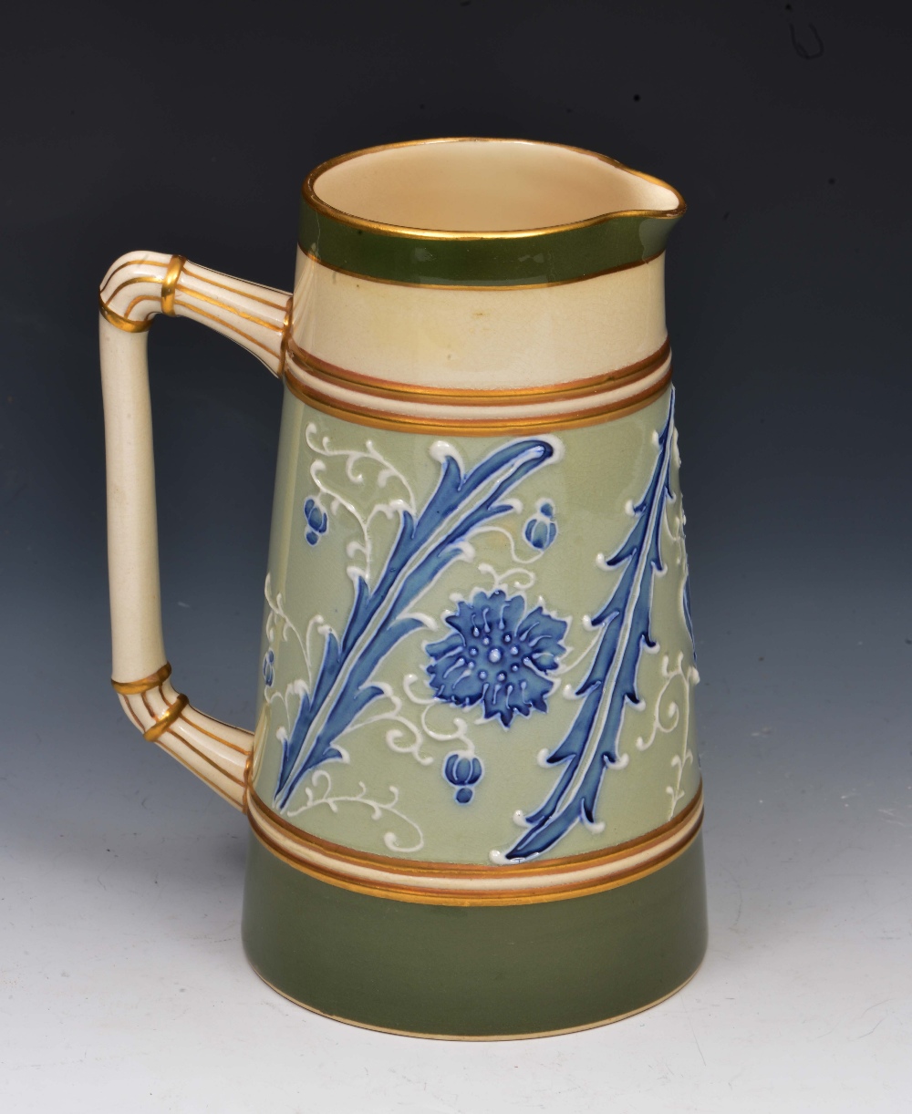 William Moorcroft (British, 1872-1945) Florianware jug made for James Macintyre & Co in the lorne
