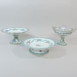 A 19th century English porcelain comport