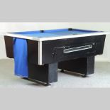 A slate bed pool table, 190 x 110cm