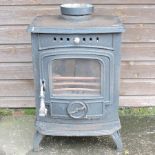 A cast iron stove, 48cm