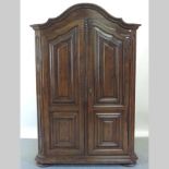 An antique style French hardwood armoire