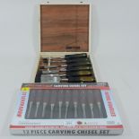 A professional chisel set, together with
