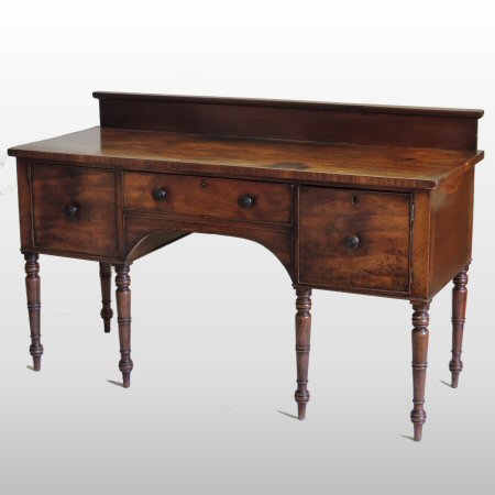 A George IV mahogany sideboard, with a g