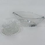 A Lalique clear glass 'Cactus' pattern t