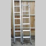 An aluminium ladder, together with anoth