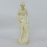 An alabaster figure of a nude female, 31