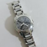 A Baume and Mercier gentleman's chronograph stainless steel cased wristwatch,