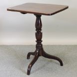 A George III tilt top occasional table,
