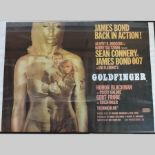 A James Bond, Goldfinger, United Artists, poster, published by Stafford & Co, framed,