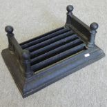 A Victorian cast iron boot scraper,