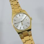 An Omega gold plated gentleman's wristwatch