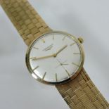 A 1960's Longines 9 carat gold cased gentleman's wristwatch,
