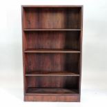 A 1960's Danish hardwood bookcase, by Farso Mobel-Fabrik,