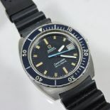An Omega Seamaster automatic steel cased wristwatch,