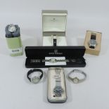 A collection of wristwatches,